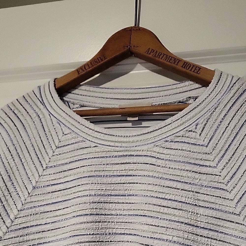 LOFT Multicolor Striped Knit Top - Picture 2 of 7